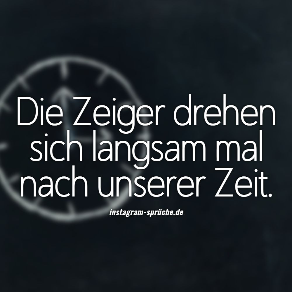 Die Zeiger drehen sich langsam mal nach unserer Zeit.